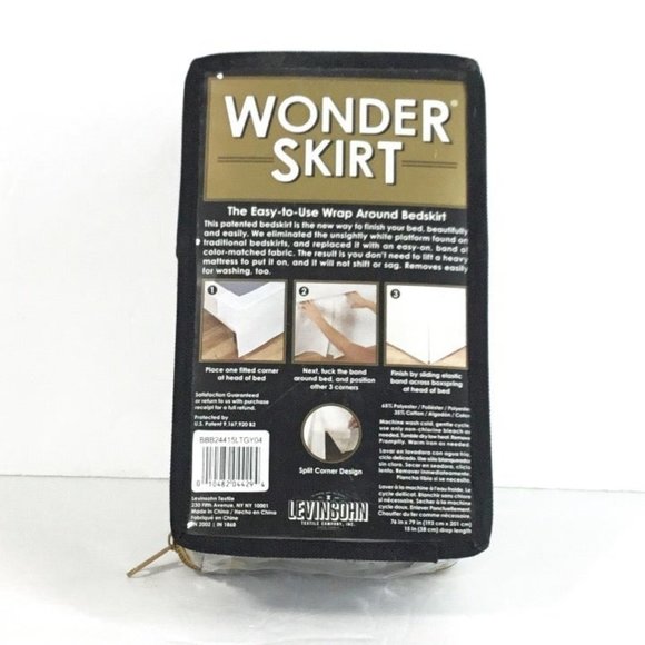 Wonder Skirt Wrap-Around Bed Skirt - Picture 5 of 12